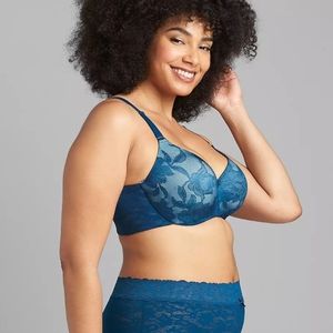 Cacique Turqouise back smoothing Bra 44DDD